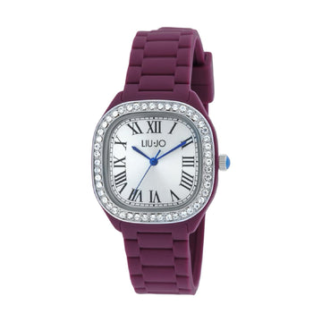 Orologio solo tempo Liu Jo in acciaio e silicone burgundy MISURA UNICA