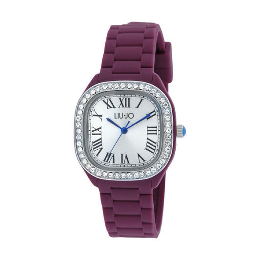 Orologio solo tempo Liu Jo in acciaio e silicone burgundy MISURA UNICA