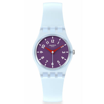 Orologio donna Swatch Essentials in plastica e silicone azzurro 25mm LL126-1