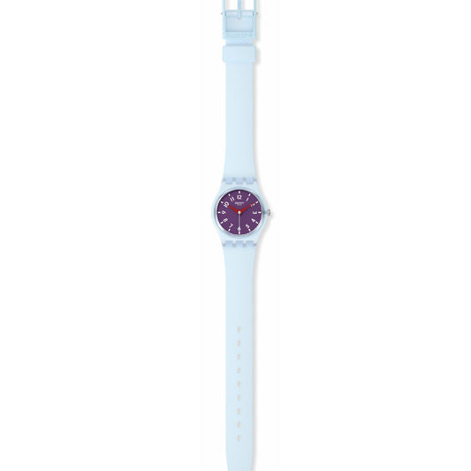 Orologio donna Swatch Essentials in plastica e silicone azzurro 25mm LL126-2