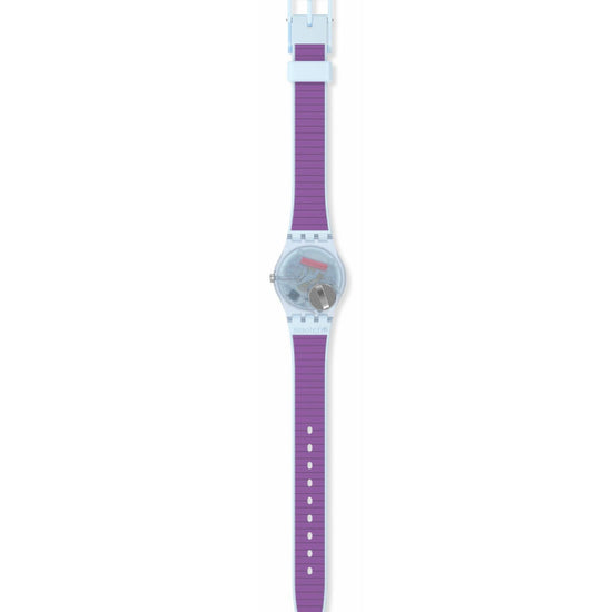 Orologio donna Swatch Essentials in plastica e silicone azzurro 25mm LL126-3