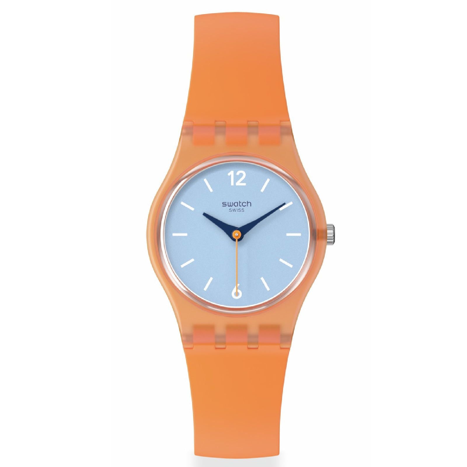 Orologio donna Swatch Essentials in plastica e silicone arancione 25mm LO116-1