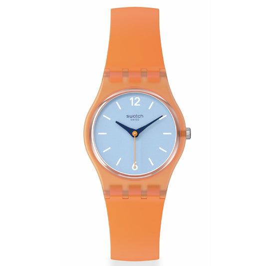 Orologio donna Swatch Essentials in plastica e silicone arancione 25mm LO116-1