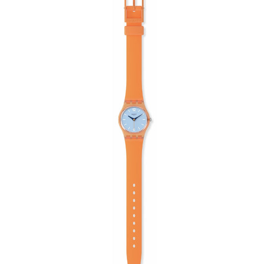 Orologio donna Swatch Essentials in plastica e silicone arancione 25mm LO116-2