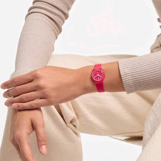 Orologio Swatch New Core donna plastica e silicone fucsia 25mm LR123C-3