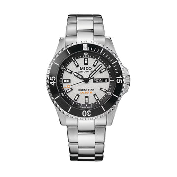 Orologio Mido Ocean Star 200 in acciaio quadrante bianco MISURA UNICA
