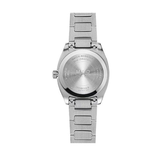 Orologio Mido Multifort TV 28 Quartz in acciaio e bianco MISURA UNICA