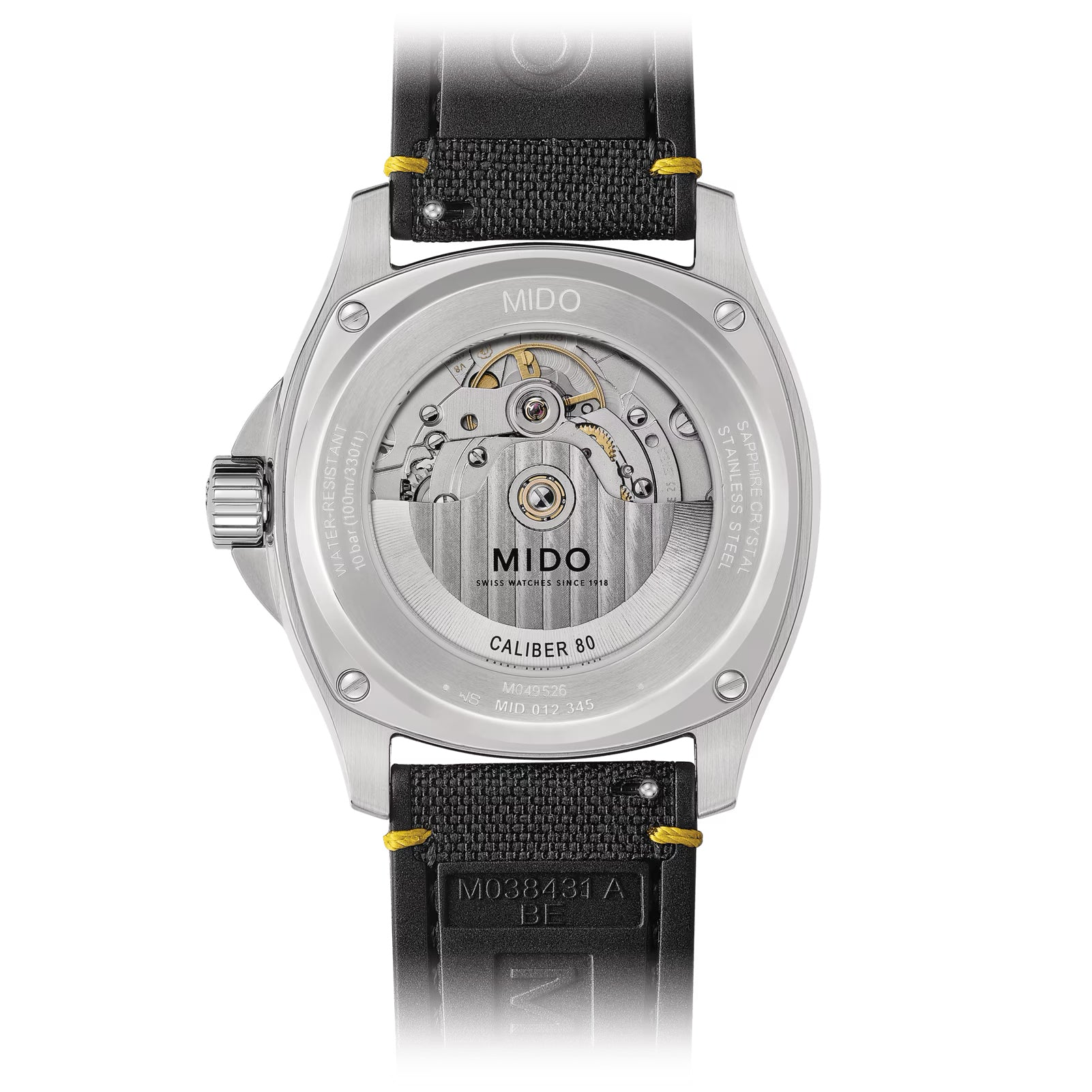Orologio automatico uomo MIDO Multifort in acciaio e tessuto MISURA UNICA