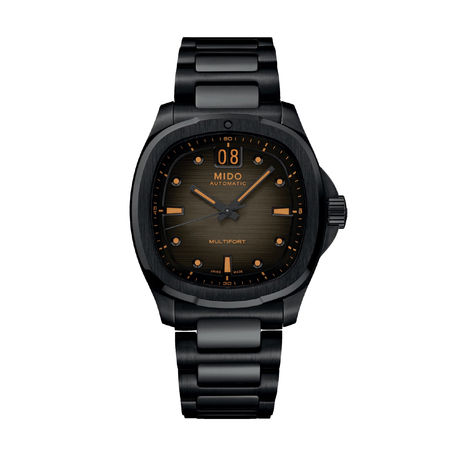 Orologio automatico Mido in acciaio color nero da uomo MISURA UNICA