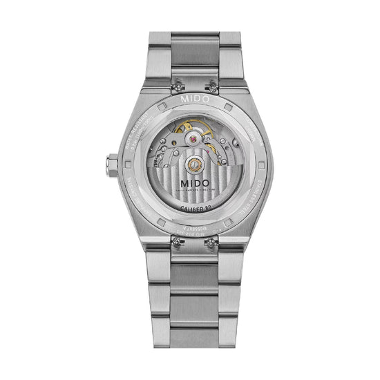 Orologio Mido Multifort 8 One Crown quadrante azzurro 38x40mm MISURA UNICA