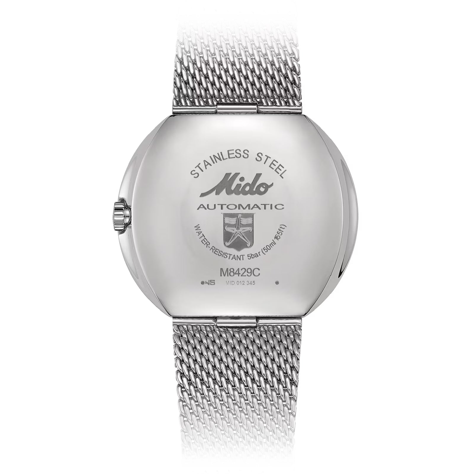 Orologio automatico Mido acciaio con quadrante effetto pixel MISURA UNICA