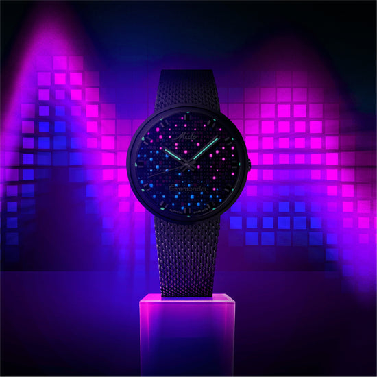 Orologio automatico Mido acciaio con quadrante effetto pixel MISURA UNICA
