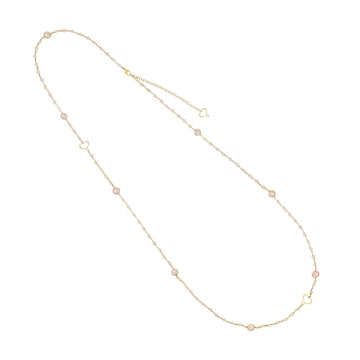 Collana lunga Maman et Sophie in argento pvd oro e perle MISURA UNICA