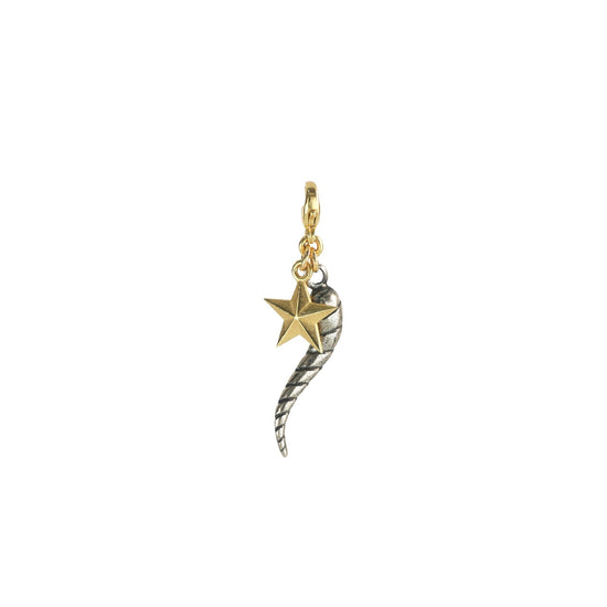 Ciondolo Maman et Sophie in argento pvd oro corno stella MISURA UNICA