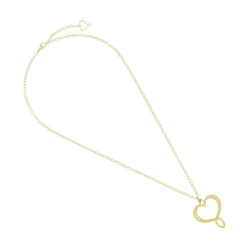 Collana Maman et Sophie argento dorato e cuore centrale MISURA UNICA