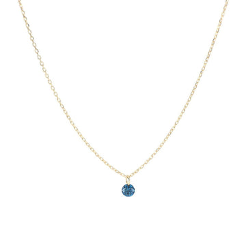 Collana in oro 18kt donna Maman et Sophie AURUM diamante blu MISURA UNICA