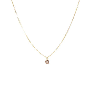 Collana oro 18kt Maman et Sophie AURUM diamante marrone MISURA UNICA