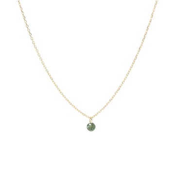 Collana in oro 18kt Maman et Sophie AURUM con diamante verde MISURA UNICA
