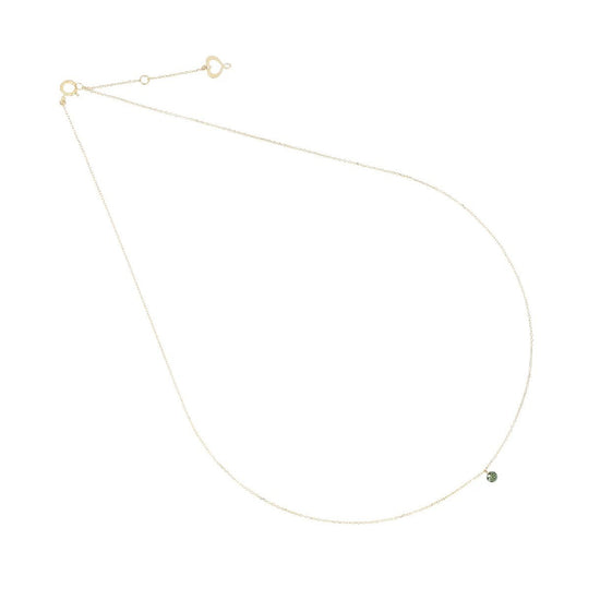 Collana in oro 18kt Maman et Sophie AURUM con diamante verde MISURA UNICA