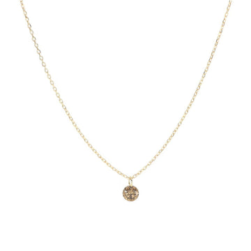 Collana in oro 18kt Maman et Sophie AURUM diamante marrone MISURA UNICA
