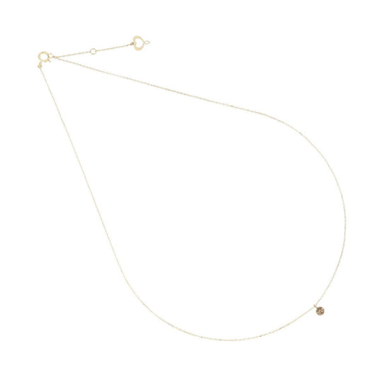 Collana in oro 18kt Maman et Sophie AURUM diamante marrone MISURA UNICA