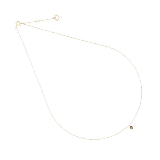Collana in oro 18kt Maman et Sophie AURUM diamante marrone MISURA UNICA