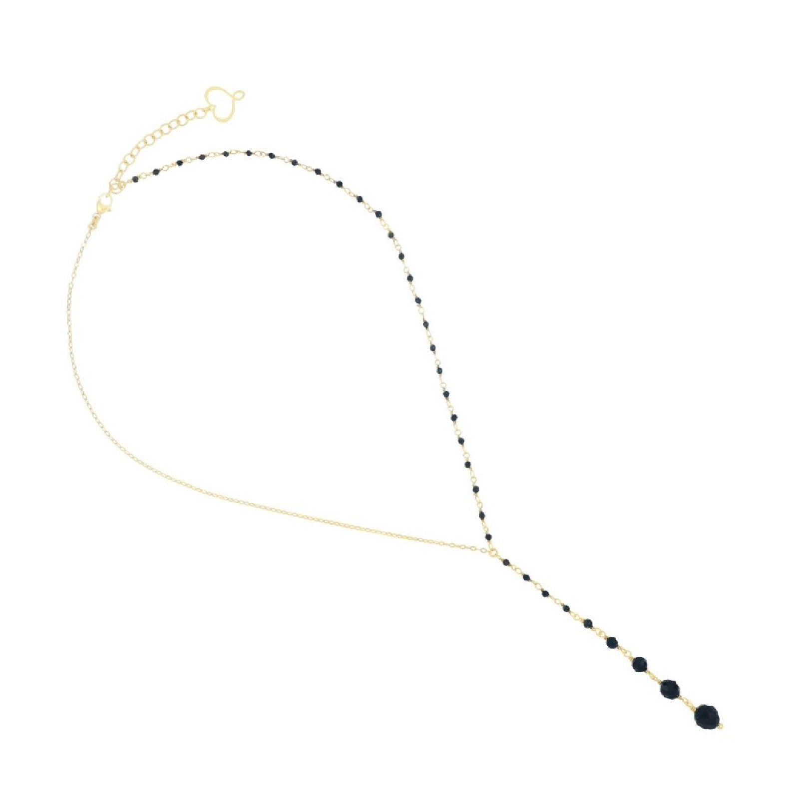 Collana Maman et Sophie in argento spinello nero per metÃ M.GCOND2RCT