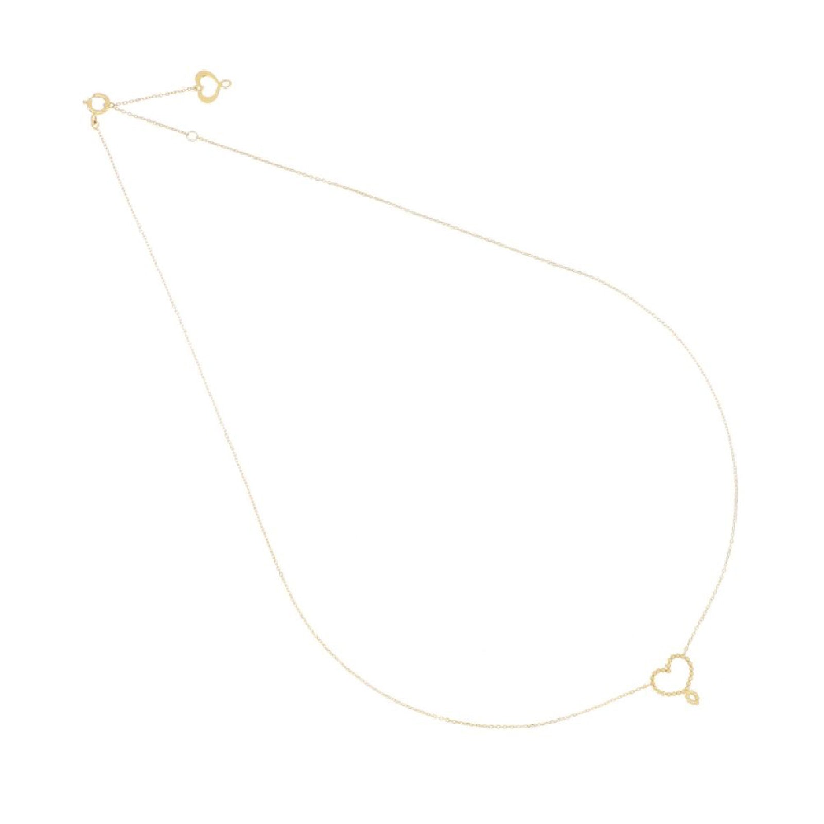 Collana in oro 18kt Maman et Sophie AURUM con cuore puntinato MISURA UNICA