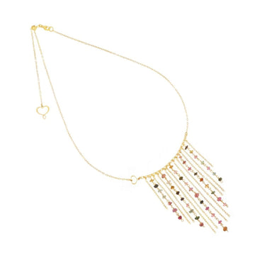 Collana Maman et Sophie con pendente tormalina multicolor MISURA UNICA