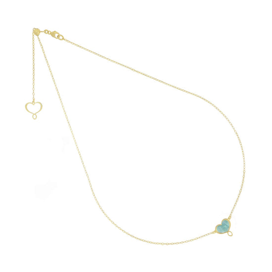 Collana Maman et Sophie in argento dorato madreperla turchese MISURA UNICA