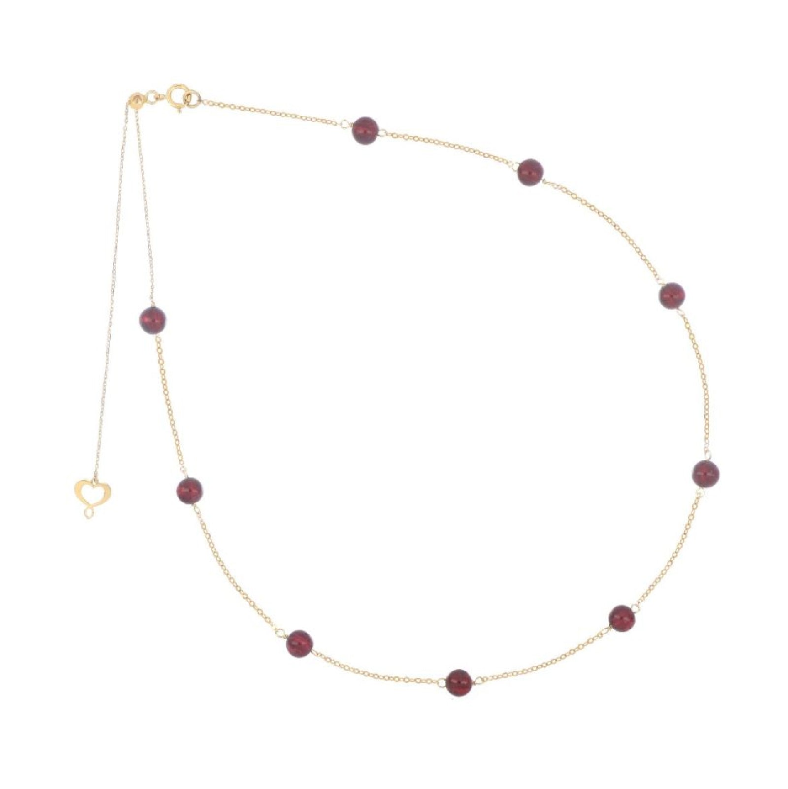 Collana Maman et Sophie Aurum in oro giallo e granato rosso M.GHPTAGR