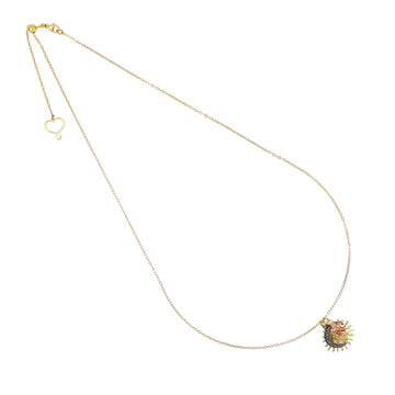 Collana girocollo Maman et Sophie in argento pvd oro sole MISURA UNICA