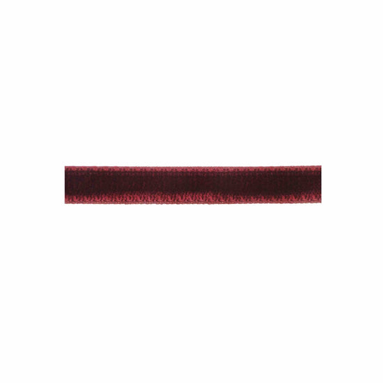 Choker Maman et Sophie in velluto bordeaux spessore 9 mm MISURA UNICA