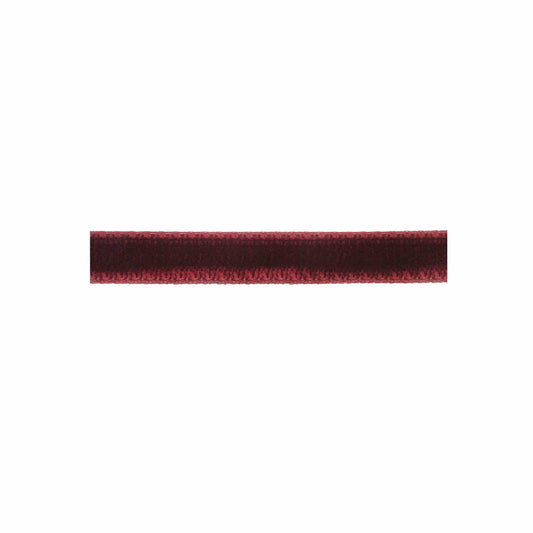 Choker Maman et Sophie in velluto bordeaux spessore 9 mm MISURA UNICA
