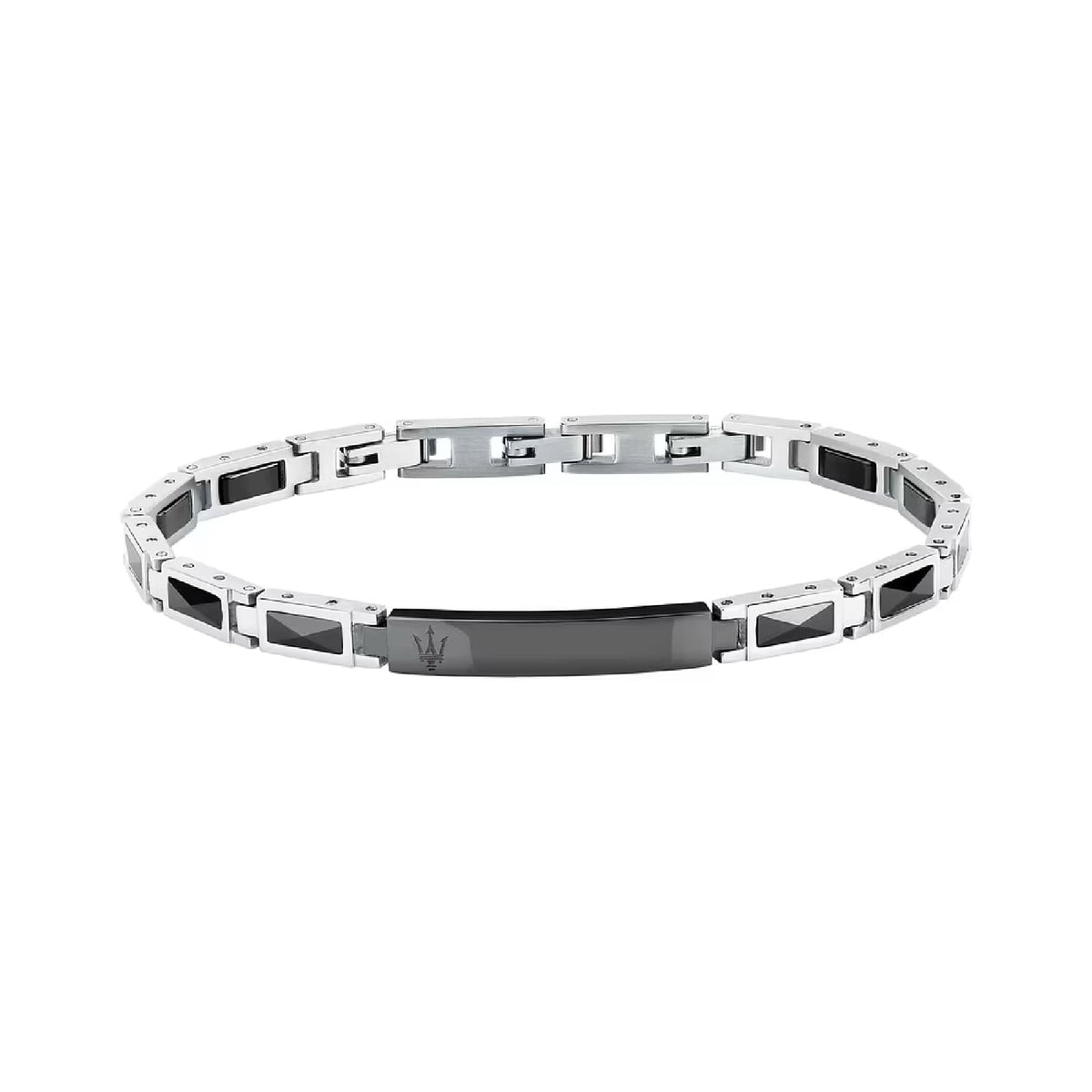 Bracciali in acciaio Maserati uomo