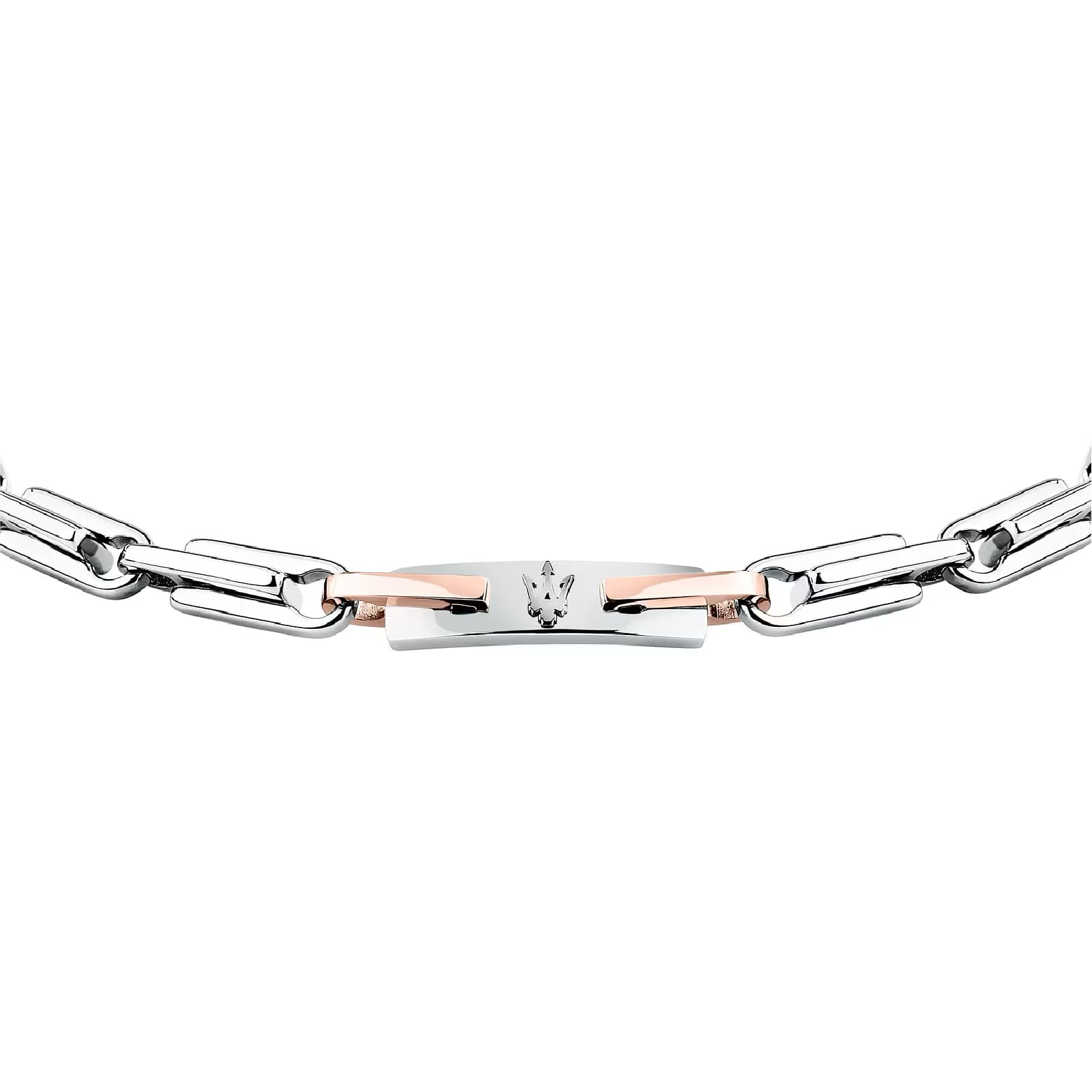 Bracciale catena da uomo Maserati Iconic in acciaio Regolabile 19,5-21,5 cm