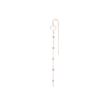 Mono orecchino Maman et Sophie in argento rosÃ© con pallini M.ORPPTUAL