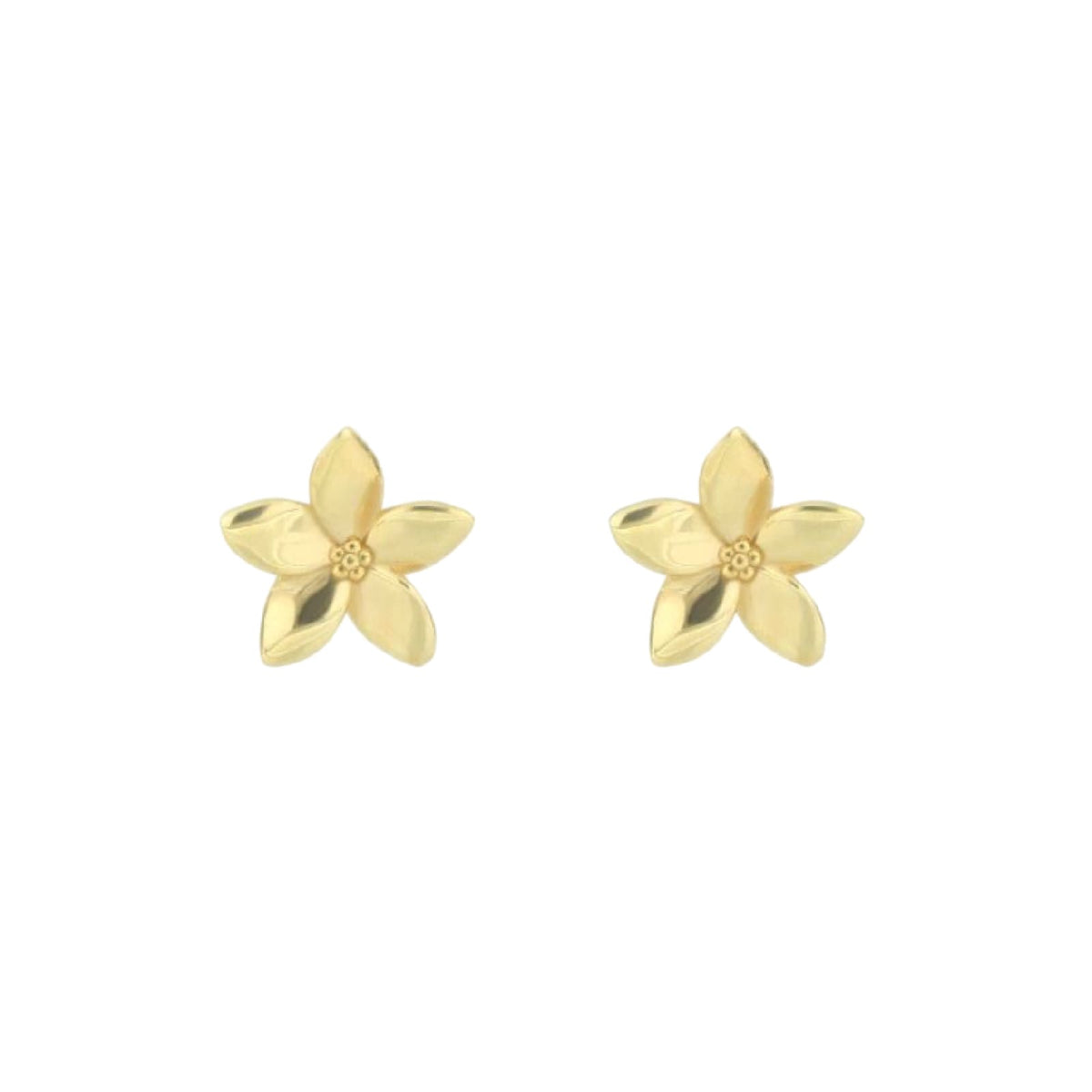 Orecchini lobo Maman et Sophie in argento pvd oro fiore MISURA UNICA