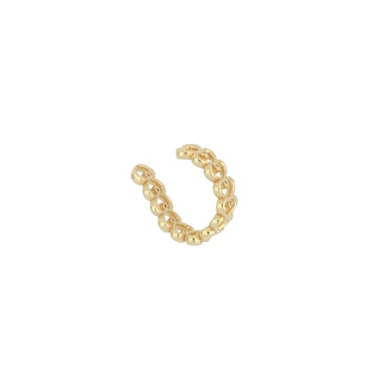 Earcuff Maman et Sophie in argento pvd oro con cuori MISURA UNICA