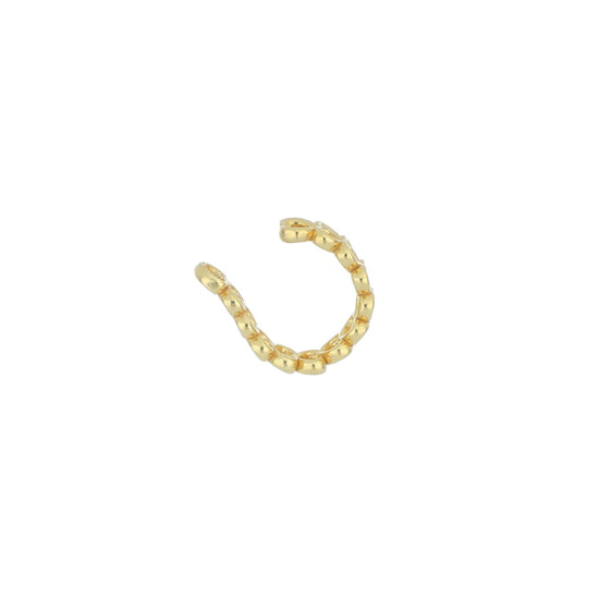Earcuff Maman et Sophie in argento pvd oro con cuori MISURA UNICA