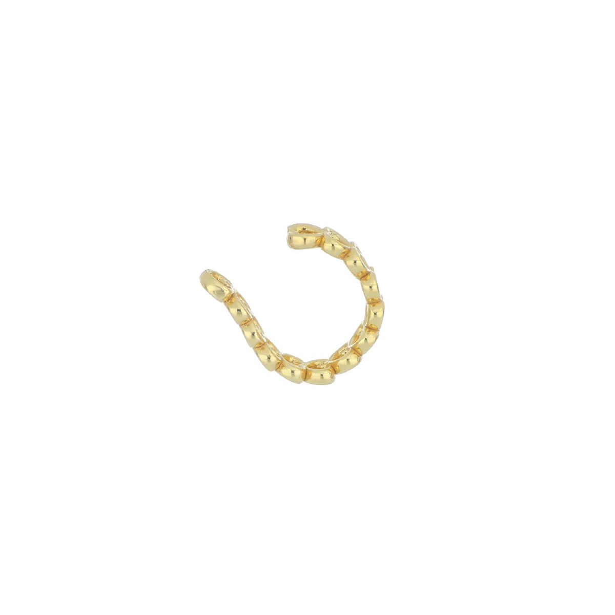 Earcuff Maman et Sophie in argento pvd oro con cuori MISURA UNICA