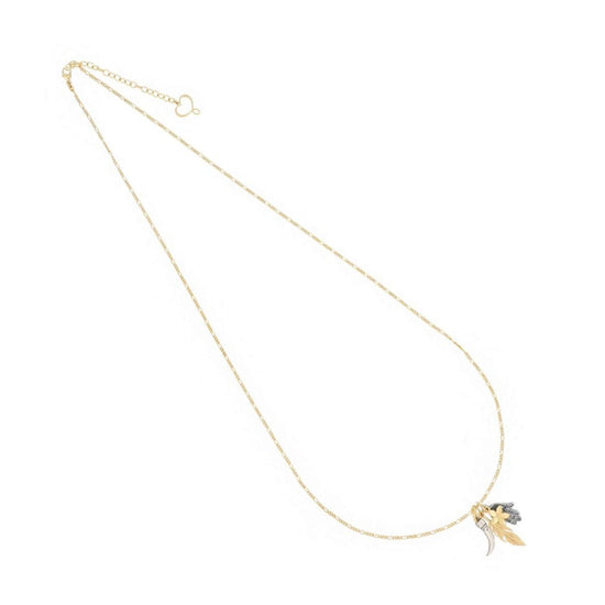 Collana lunga Maman et Sophie in argento con portafortuna MISURA UNICA