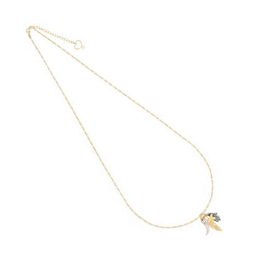 Collana lunga Maman et Sophie in argento con portafortuna MISURA UNICA