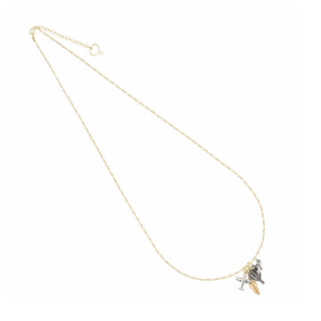 Collana lunga Maman et Sophie in argento con simboli viaggio MISURA UNICA