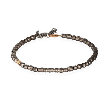 Bracciale catena Mano J Sassi in titanio sassi piccoli 21 cm