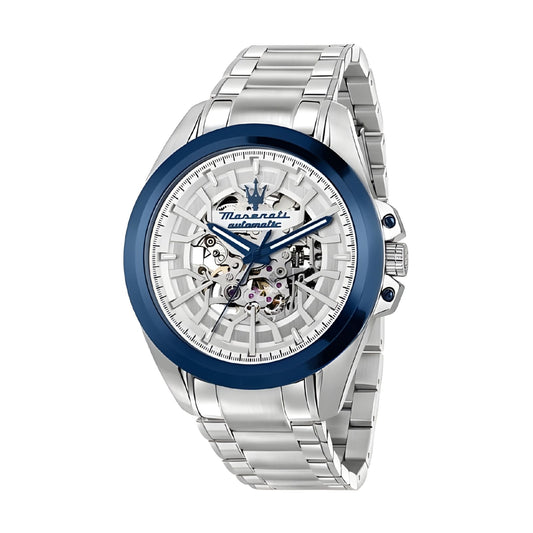 Orologio automatico Maserati Traguardo quadrante bianco 43mm MISURA UNICA