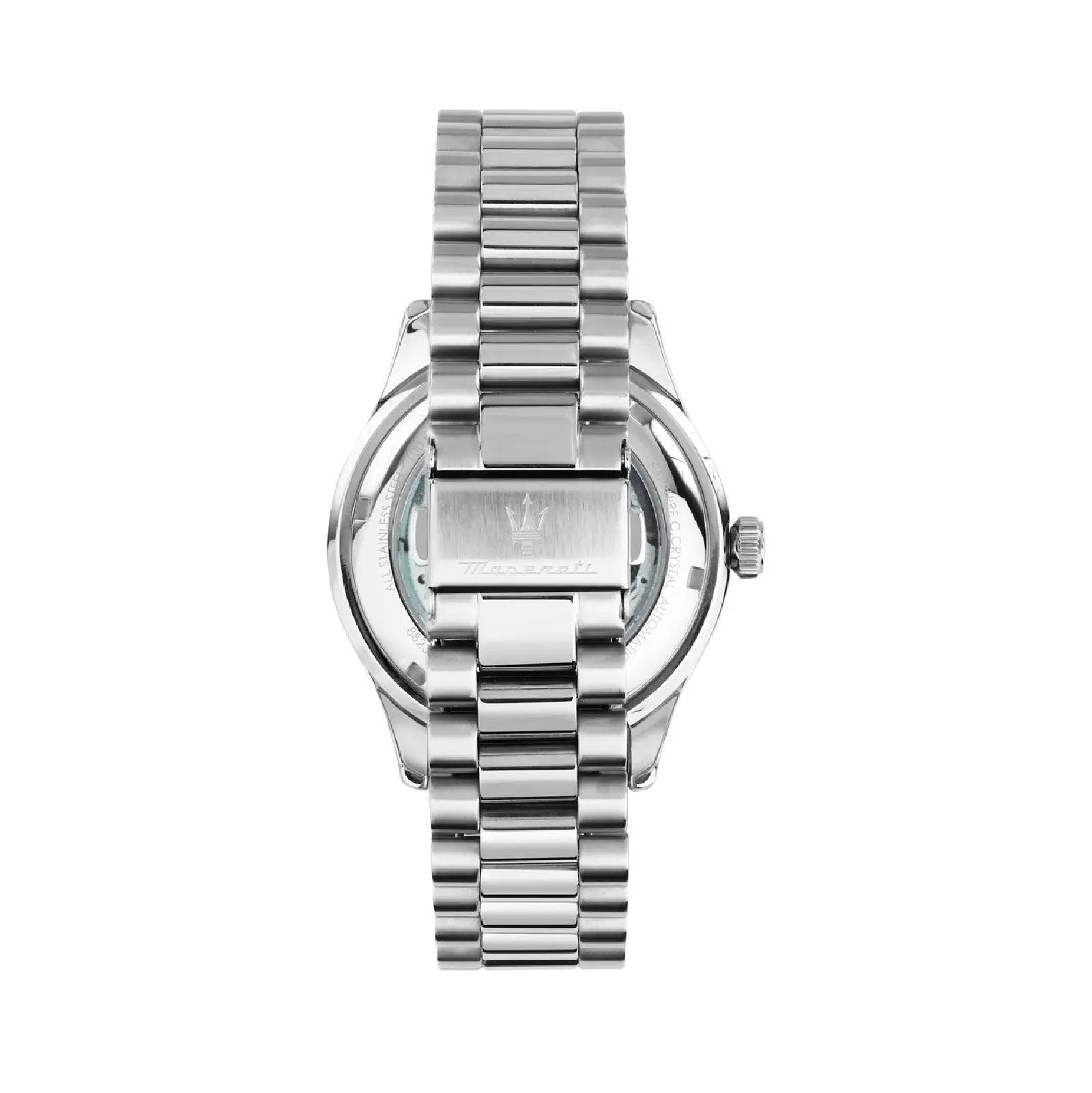 Orologio solo tempo Maserati in acciaio color argento e blu M.R8823124002