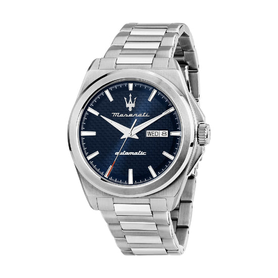Orologio automatico da uomo Maserati con quadrante blu MISURA UNICA