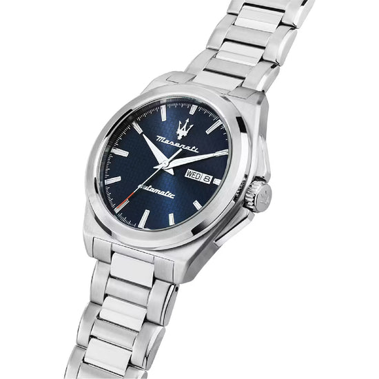 Orologio automatico da uomo Maserati con quadrante blu MISURA UNICA