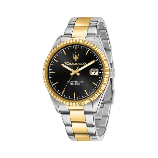 Orologio solo tempo da uomo Maserati in acciaio bicolor MISURA UNICA